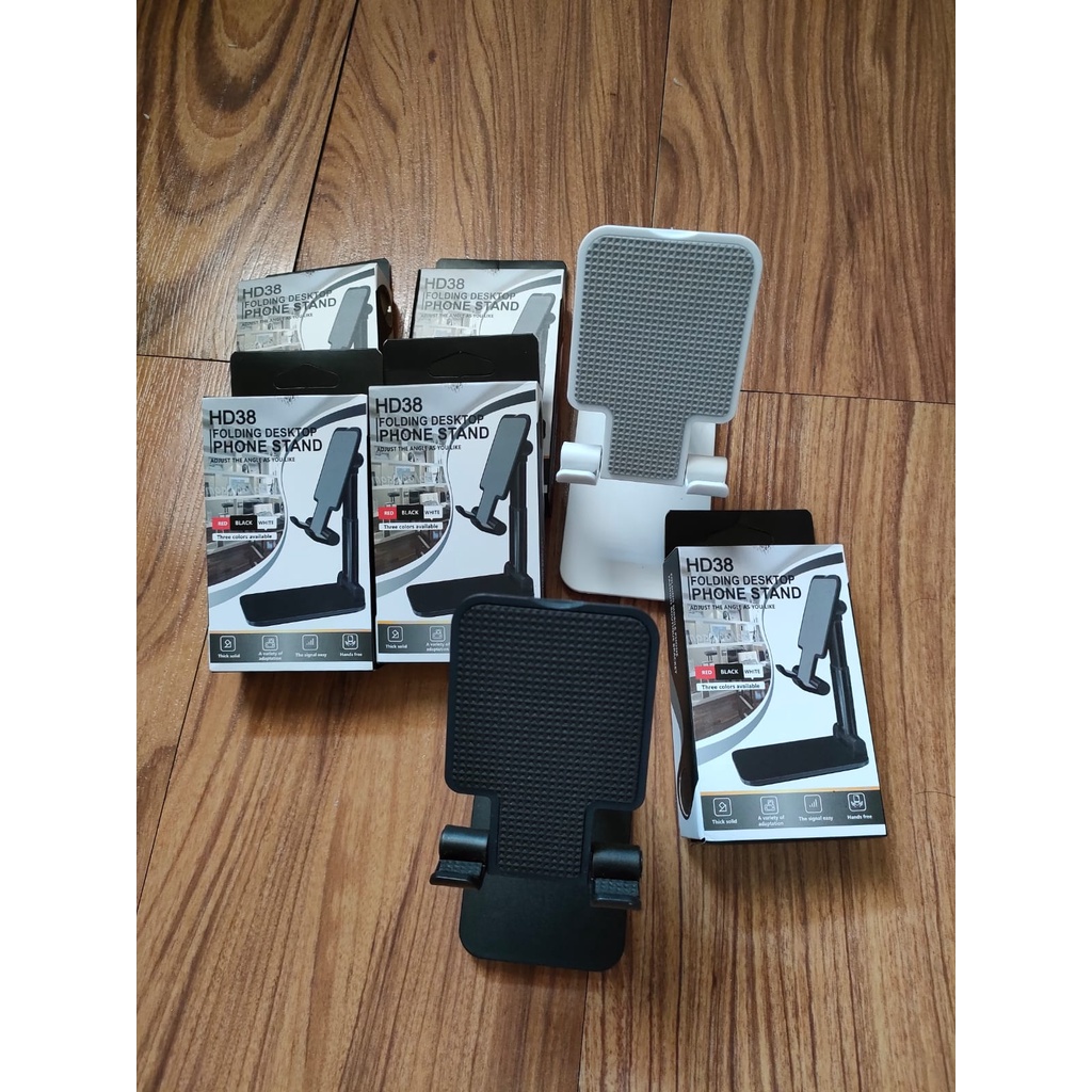 HDR-006 Holder Folding desktop phone stand Dudukan handphone Tablet Ipad UNIVERSAL Bisa Di