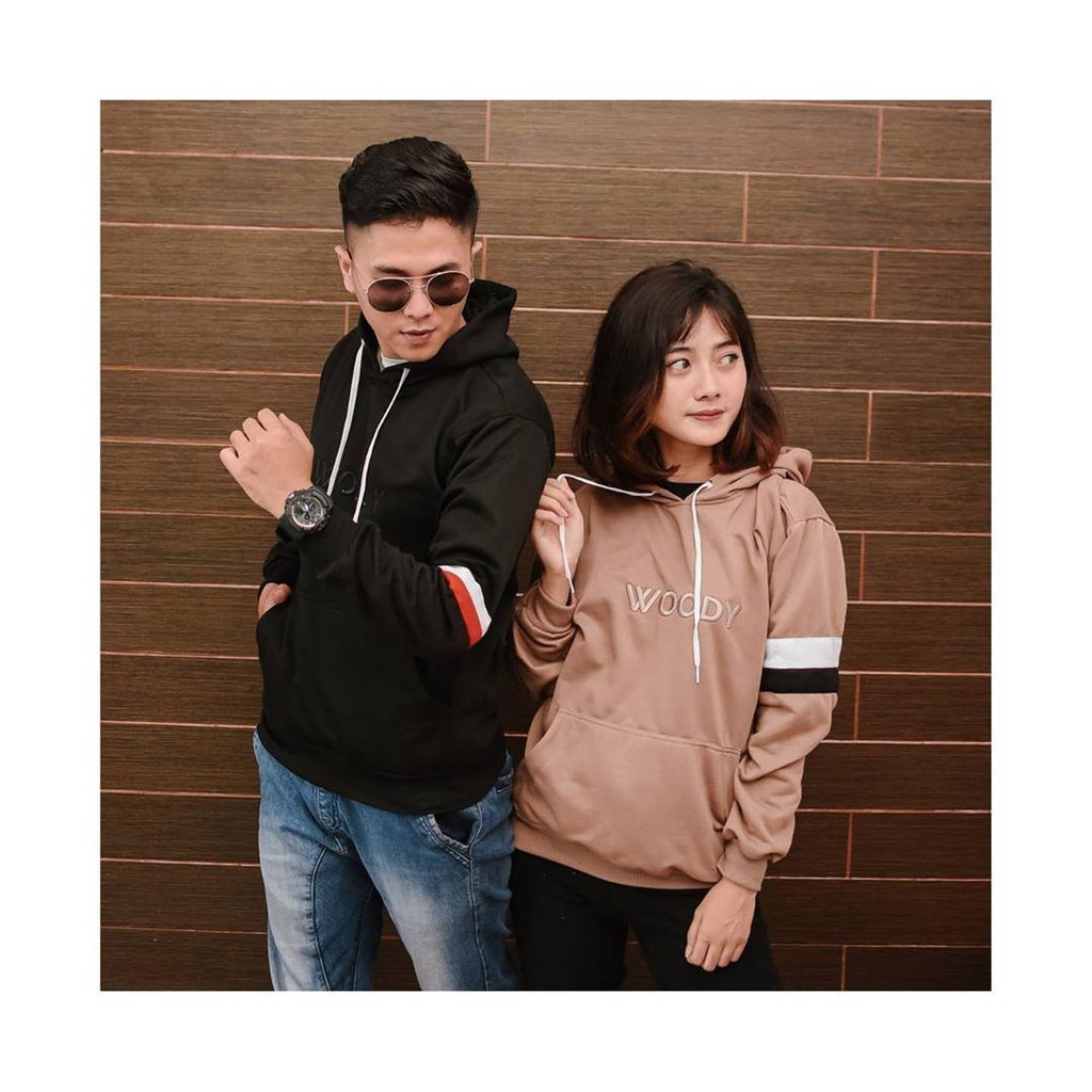Woody Bordir Hoodie l Sweater unisex