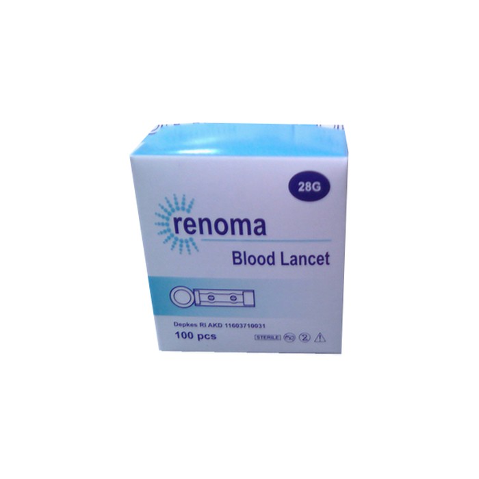 Jarum (Lancet) Renoma 28G - Isi 100