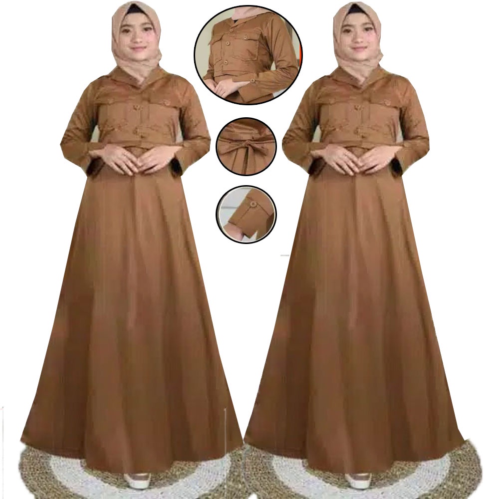 Jual Gamis Seragam Dinas Pns Pemda Kantong Dada Dan Pangkat Warna Khaki