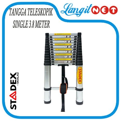 STADEX TANGGA TELESKOPIK SINGLE 3.8 Meter