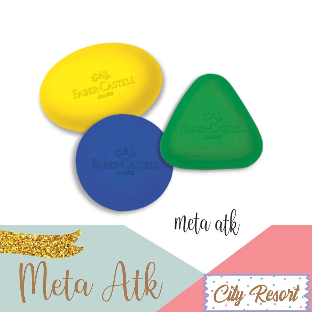 Penghapus Grip Eraser Pouch Faber Castell