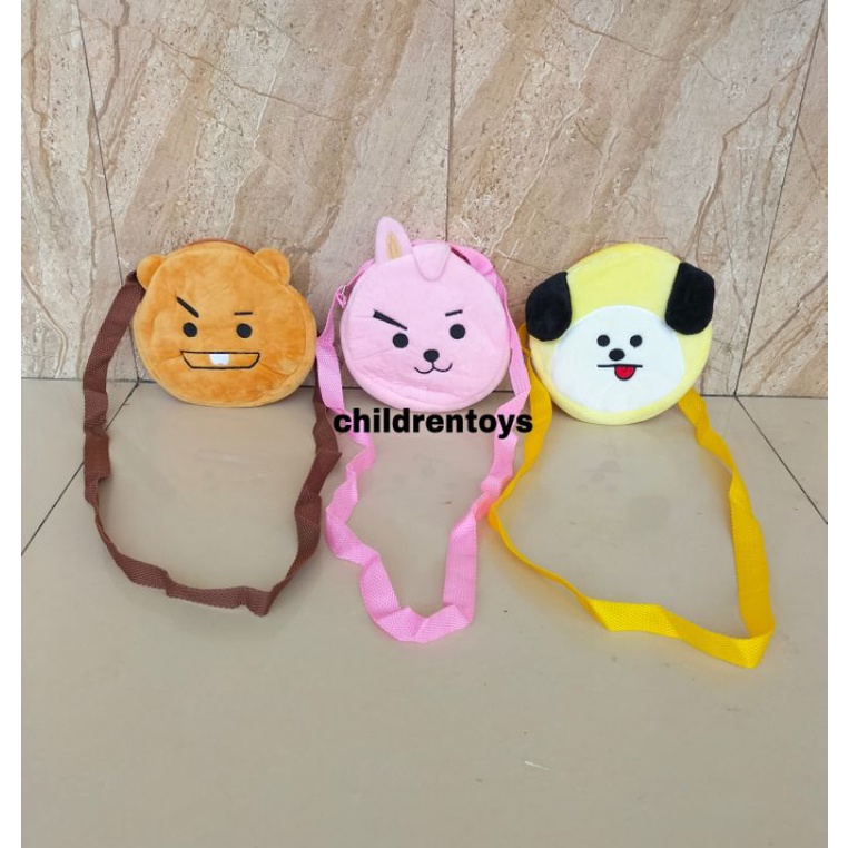 Tas Selempang anak anak BT21,tas selempang anak anak karakter