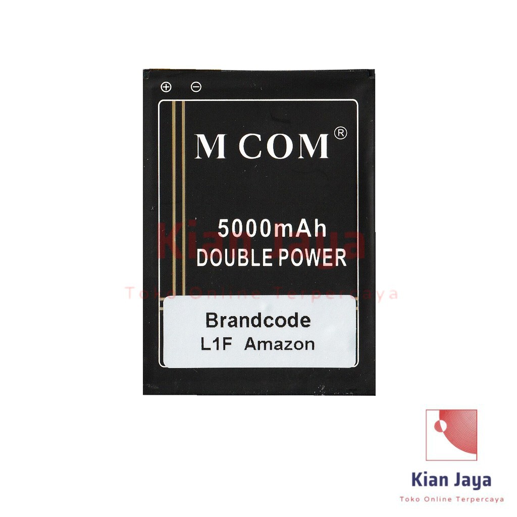 MCOM Baterai Hp Brandcode L1F Amazon Original Double Power Batre Batrai Battery Ori