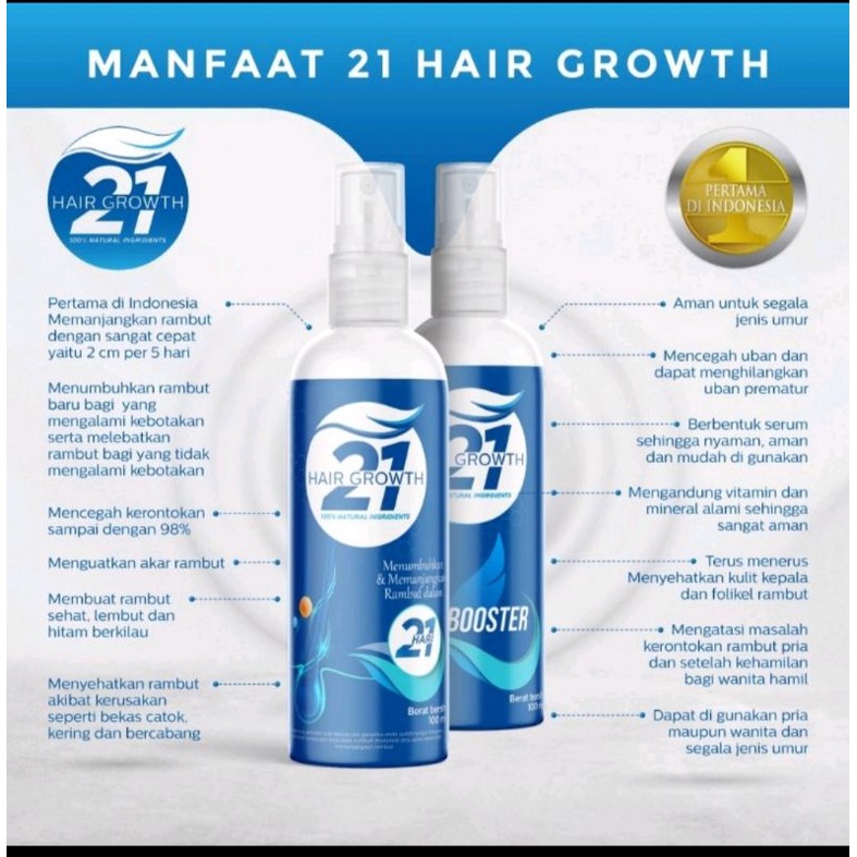 21 Hair Growt 100 ML (No Boster)