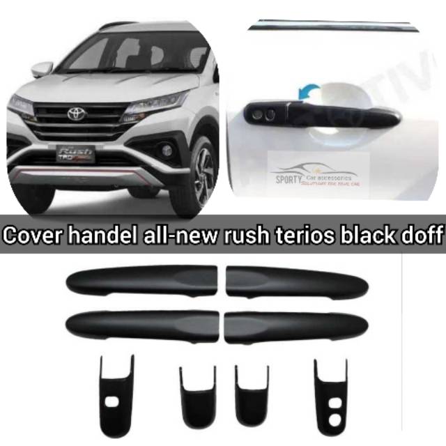 Cover handel allnew rush terios black doff