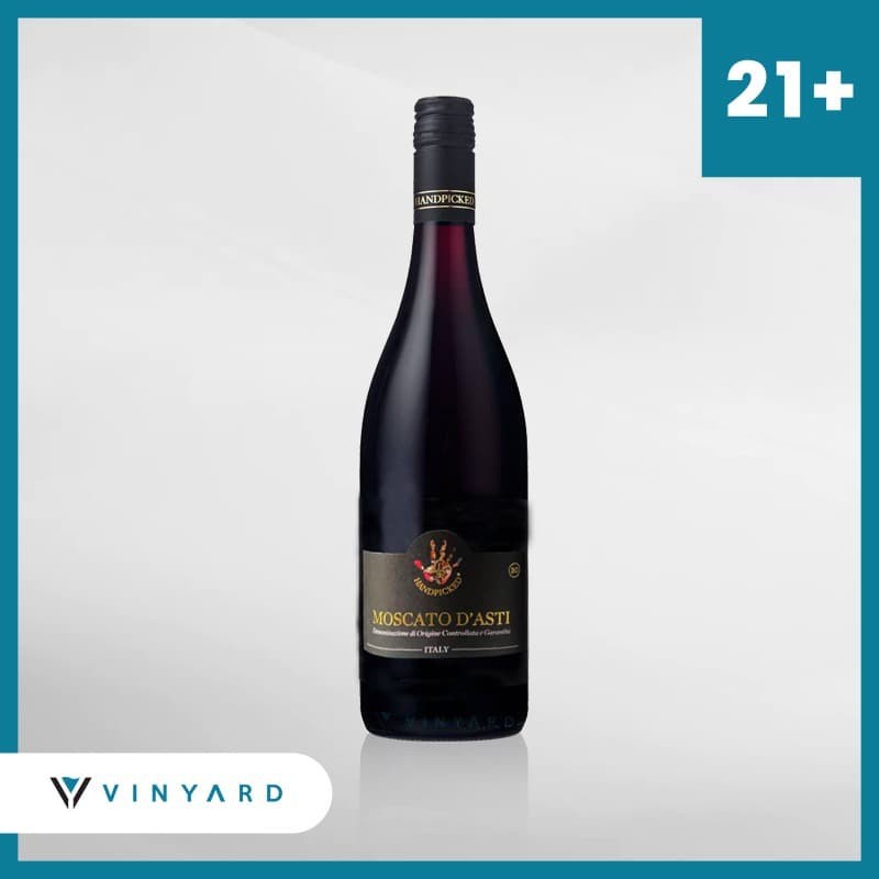 Handpicked Reg Moscato D'asti 750 Ml ( Original &amp; Resmi By Vinyard )