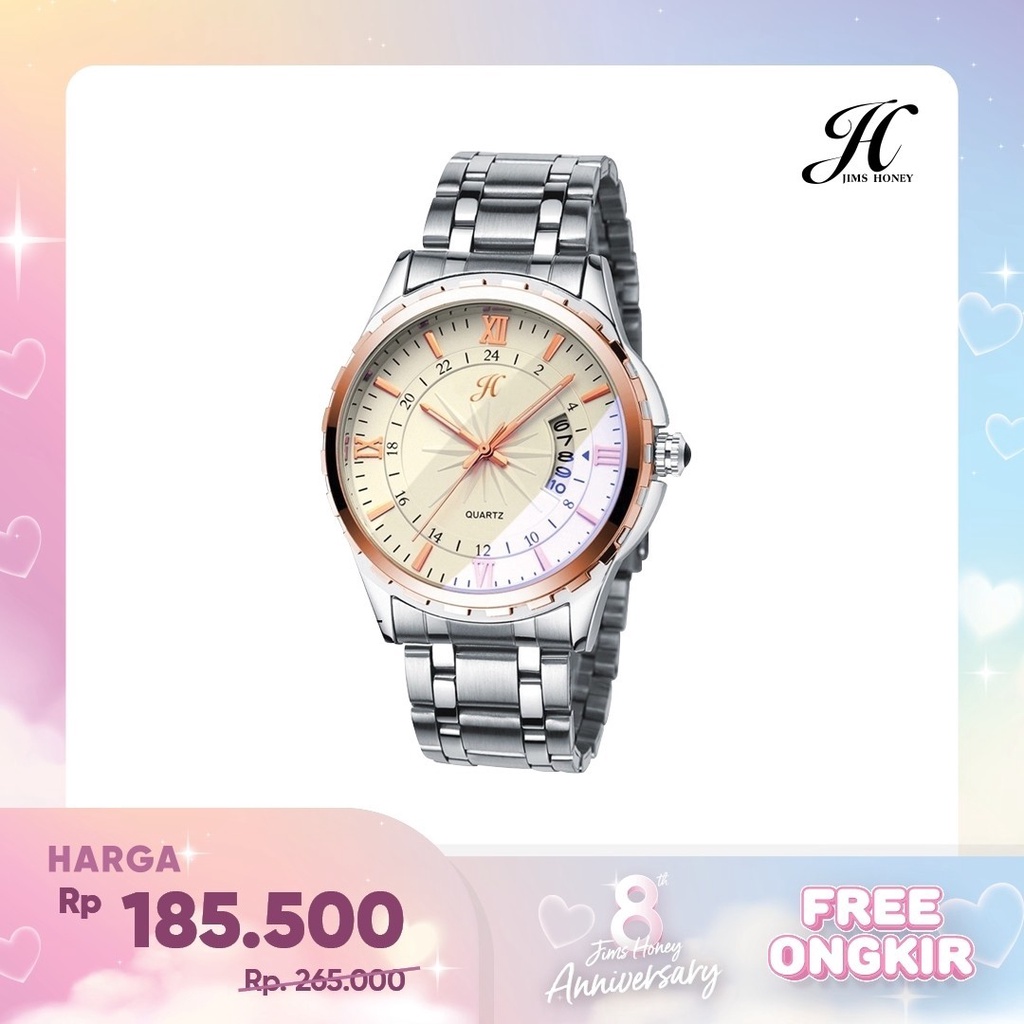 JIMS HONEY H-8026 jam cowok murah impor ori jimshoney