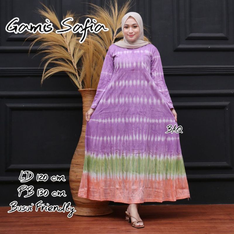 DASTER KAOS BATIK JUMBO LD 120 SOFT LENGAN PANJANG RESLETING DEPAN BUSUI BUMIL HOMEDRESS WANITA KEKINIAN