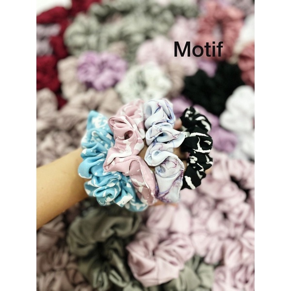 Cepol Ikat rambut fashion kore/ kunciran KARET SCHRUNCHIE