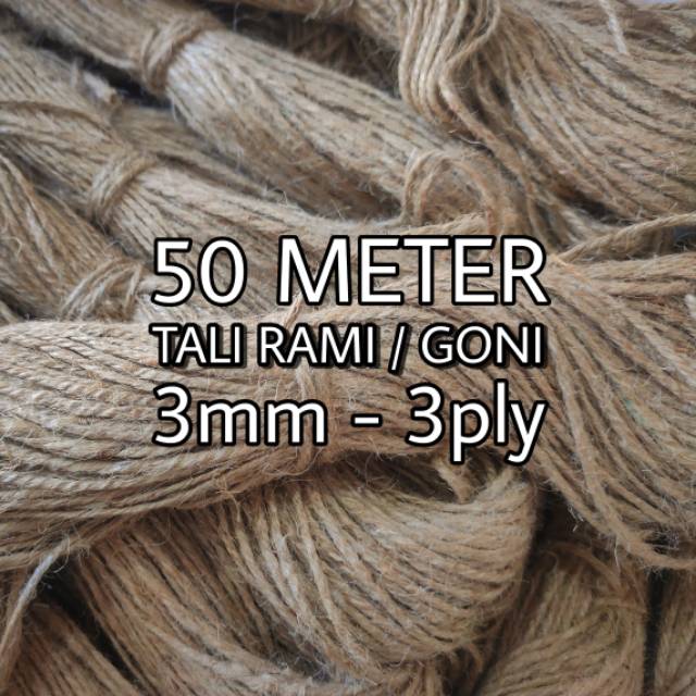 

Tali rami / tali goni / 50m 3ply
