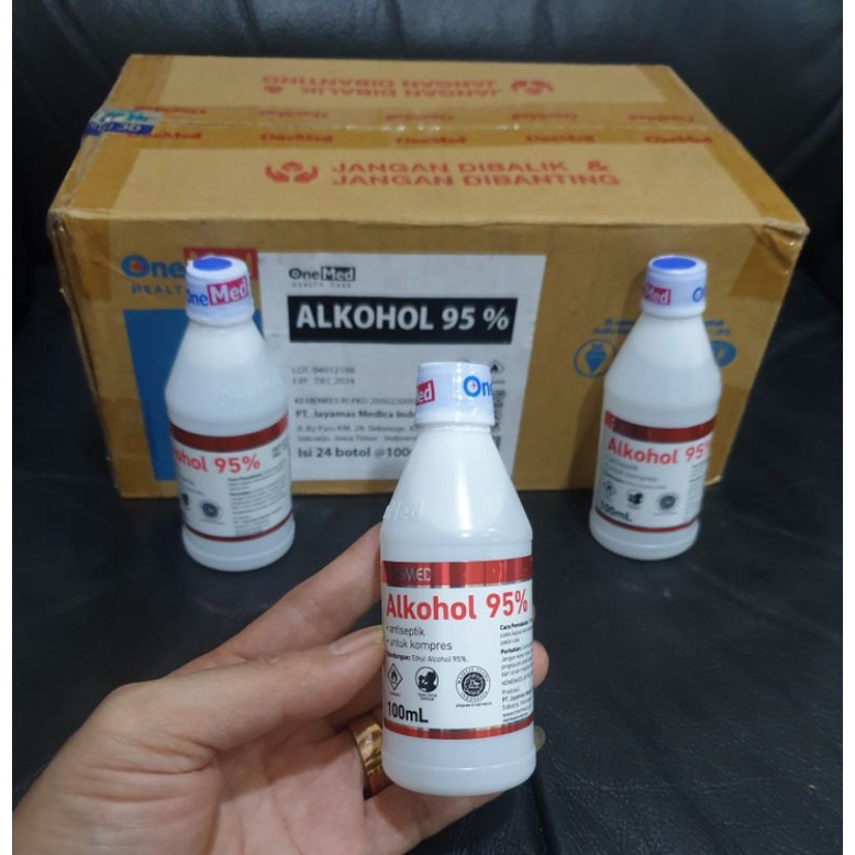 ALKOHOL 95% MERK ONEMED 100ml