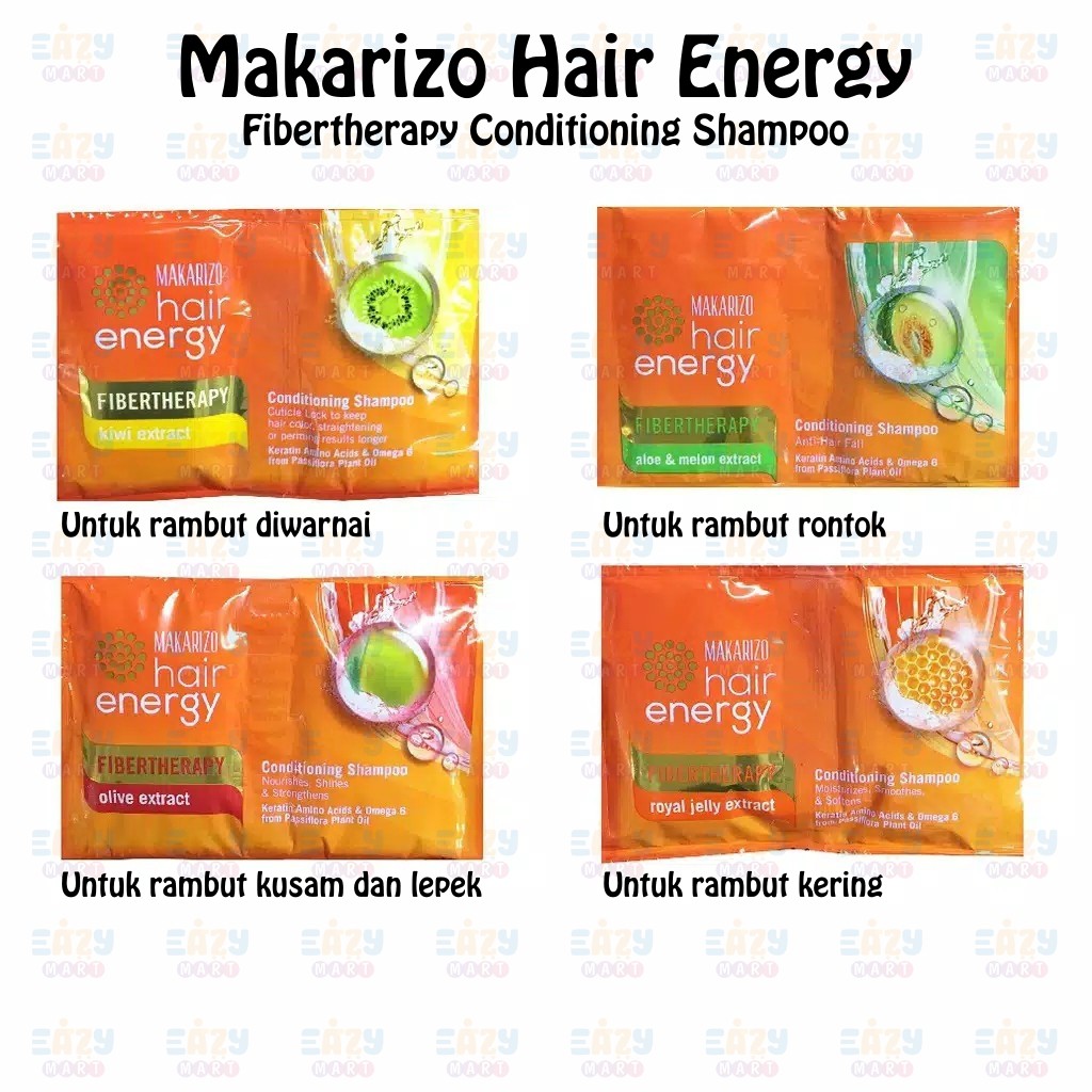 Makarizo Hair Energy Fibertherapy Conditioning Shampoo 9ml