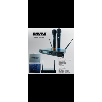 Mic Wireless Shure SH 666
