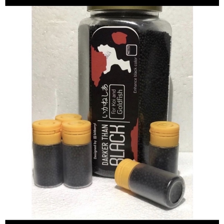 Pelet Black Darker Than Kemasan 15gr untuk Chana Asiatica WS