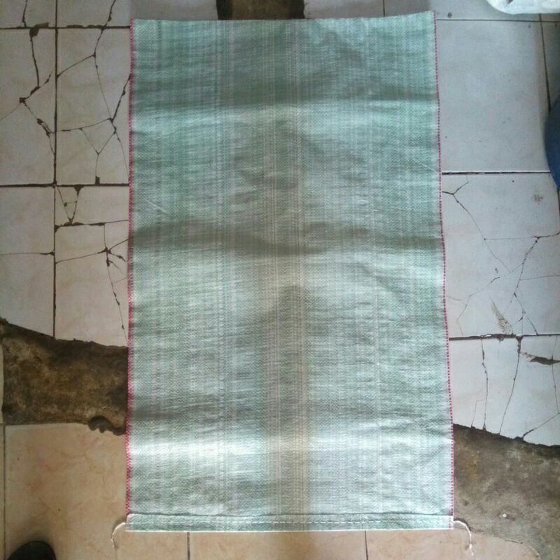 karung beras polos 50 kg baru