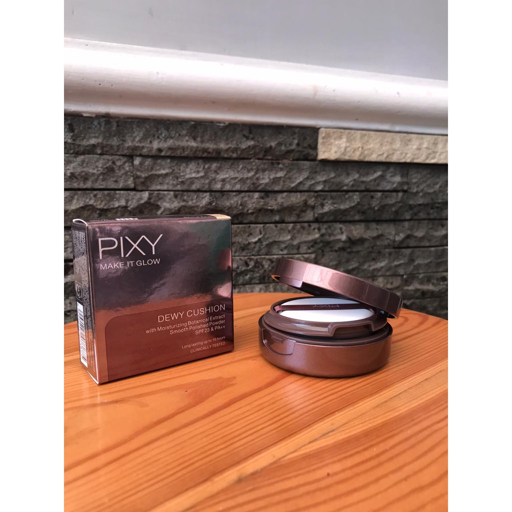 Ningrum Kecantikan Kosmetik Wajah Pixy Make It Glow! Dewy Cushion PIXY ORI - 8012