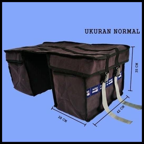 Bag Canvas - Tas Keranjang Motor Bahan Canvas Truk 2885 No 8 U Laundry Salesman Dll