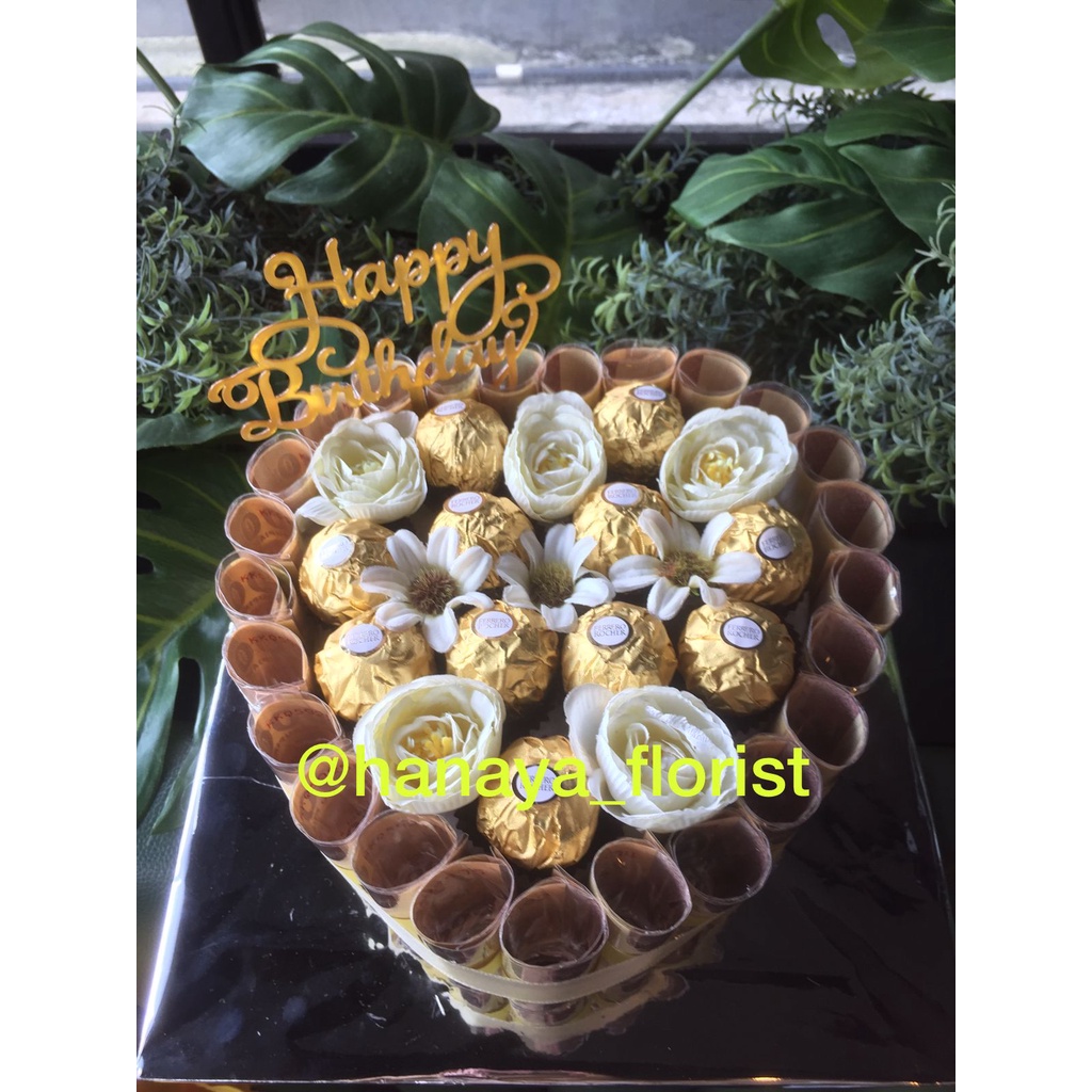 Money Love Cake / Kue Ulang Tahun Cokelat / Kue Uang / Ferrero Cake