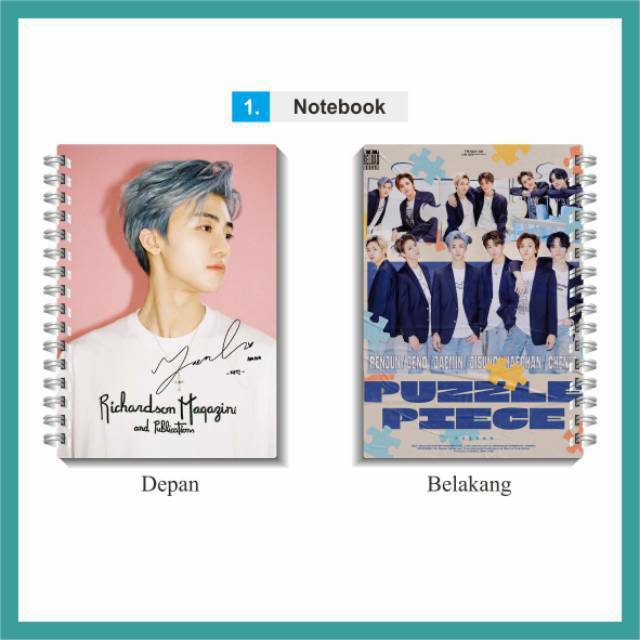 

[READY] NOTEBOOK KPOP NCT DREAM RELOAD - PUZZLE PICE MEMBER