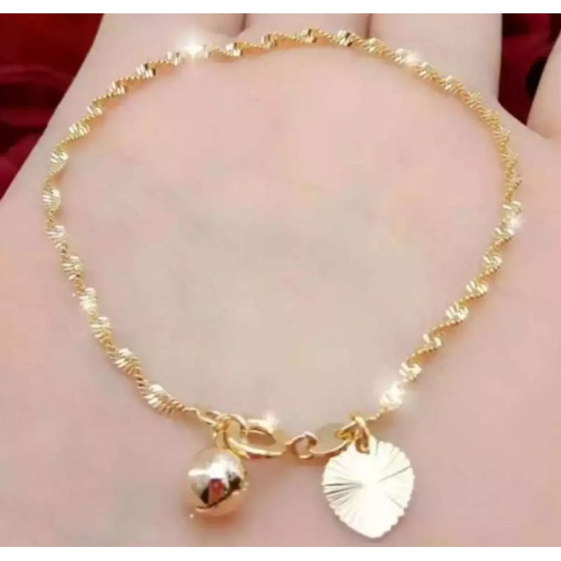 Gelang Tangan Wanita Motif Melintir