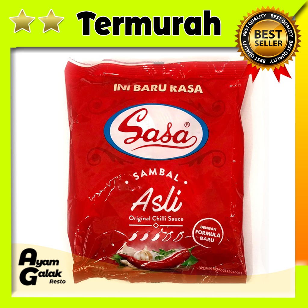 

Saos Sambal Sasa sachet isi 24 pcs