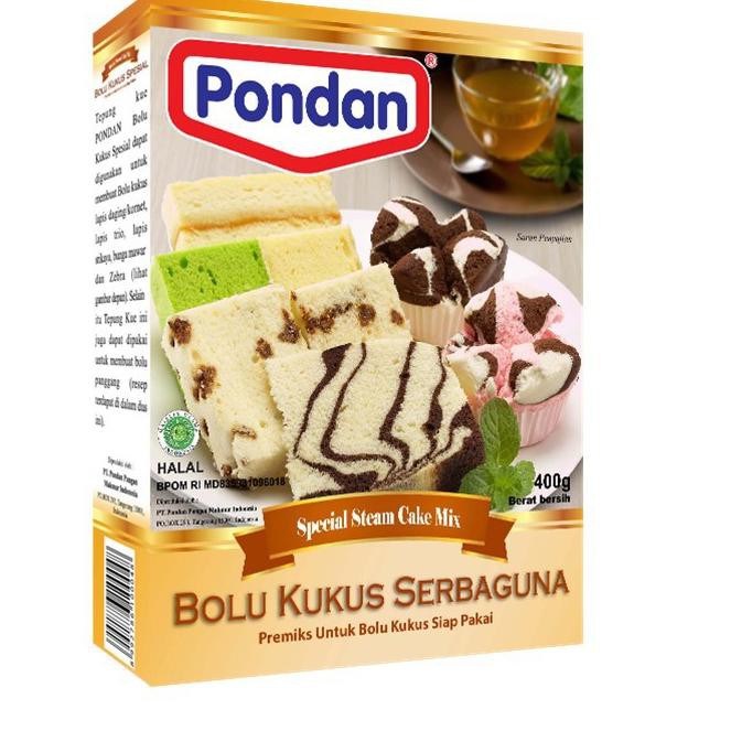 

[ SALE ] Pondan Bolu Kukus Serbaguna 400gr