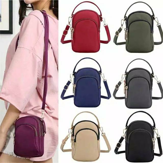 Super Sale 2023 Tas Wanita Jinjing Selempang CHIBAO Mini CB601 601 Bahan Parasut Kualitas Super Quality Import