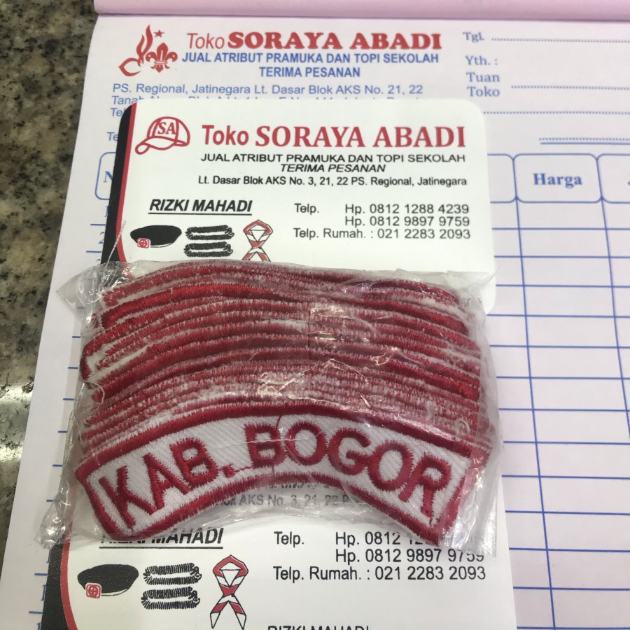 BADGE/BET KWARCAB KHUSUS KAB-KOTA-BOGOR