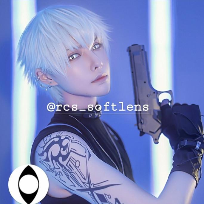 Softlens cosplay softlens merah softlens putih softlens naruto