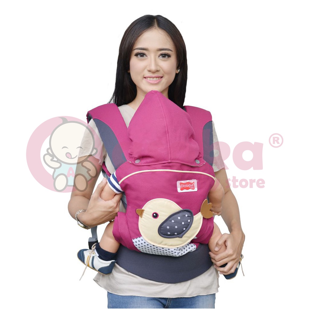 Gendongan Bayi Ransel 2 in 1 Birdie Series Dialogue Baby Tas Travelling Bayi DGG4144 ASOKA