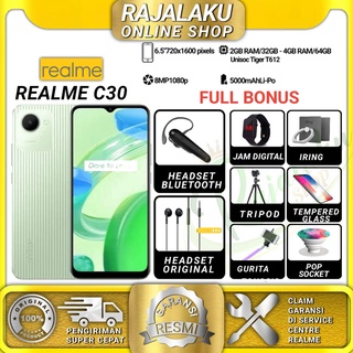 REALME C30 2/32 & 4/64 RAM 4GB ROM 64GB GARANSI RESMI REALME INDONESIA