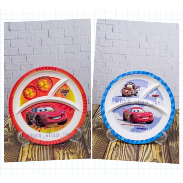 Piring Sekat Melamin Golden Dragon Disney Cars