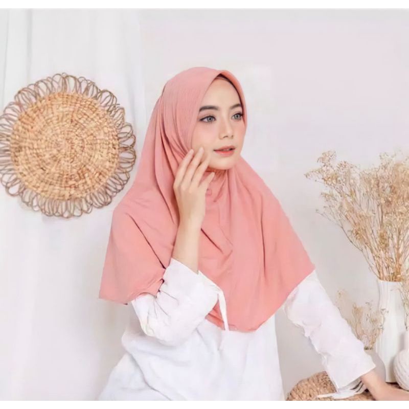 Hijab/jilbab/kerudung bergo Jersey ukuran M