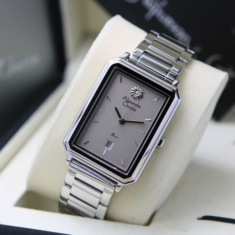 Jam Tangan Alexander Christie Wanita Silver ac2920 Original