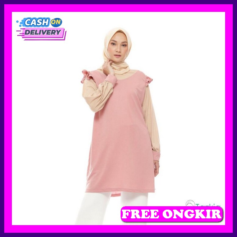 Tunik Sisters Import Bangkok Premium / Long Maxi Printing Zara Bangkok Hawai Atasan Muslim Wanita | 