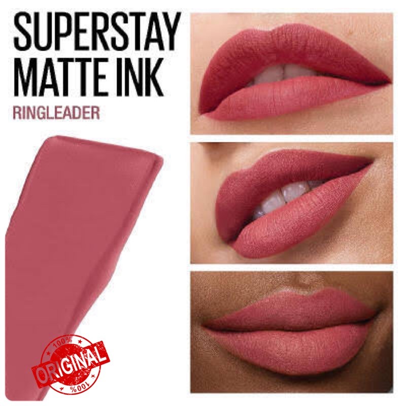 MAYBELLINE SUPERSTAY Matte Ink - 175 RINGLEADER | ❤ jselectiv ❤ Lip Cream Tahan 16 Jam MAYBELLINE - ORI✔️BPOM✔️MURAH✔️COD✔️