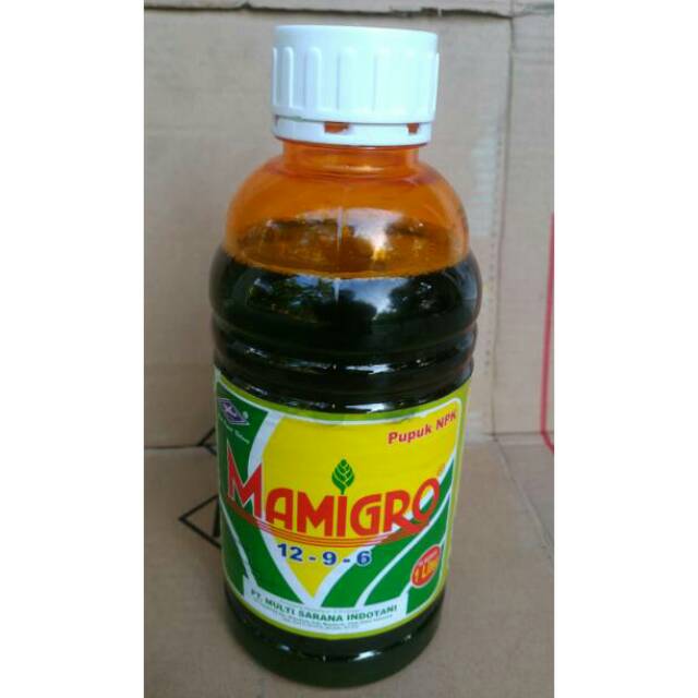 

MAMIGRO Cair Pupuk Daun Komplit 12-9-6 1000ml
