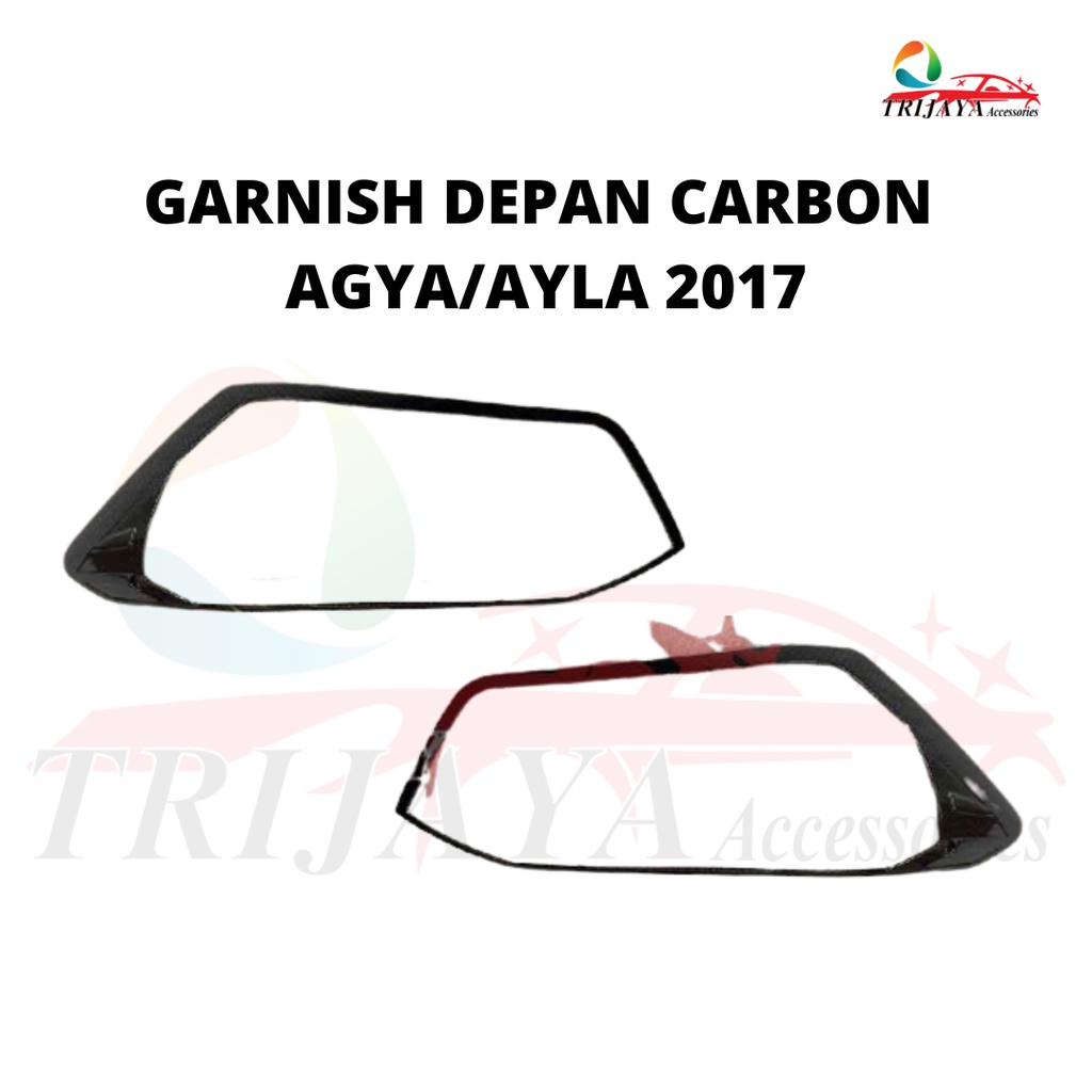 GARNISH DEPAN AGYA 2017 CARBON