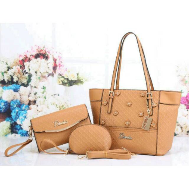 Bonia tote bag set 3 in one 38505