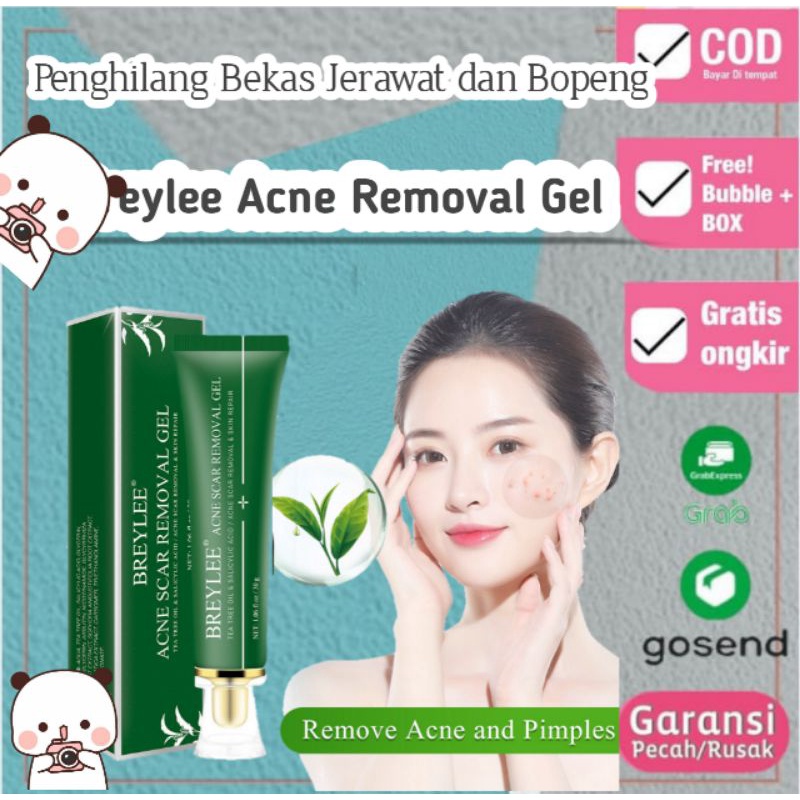 BREYLEE Tea Tree Acne Marks Gel  Wajah Penghilang Bekas Jerawat (30gr)