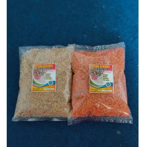 

Lauk kering teri Crispy siap saji 500 gram original/balado/berbeque/pedas | teri nasi | seafood