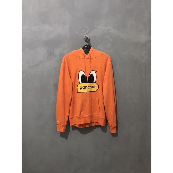 Hoodie Pancoat Eyes Bordir Orange Original