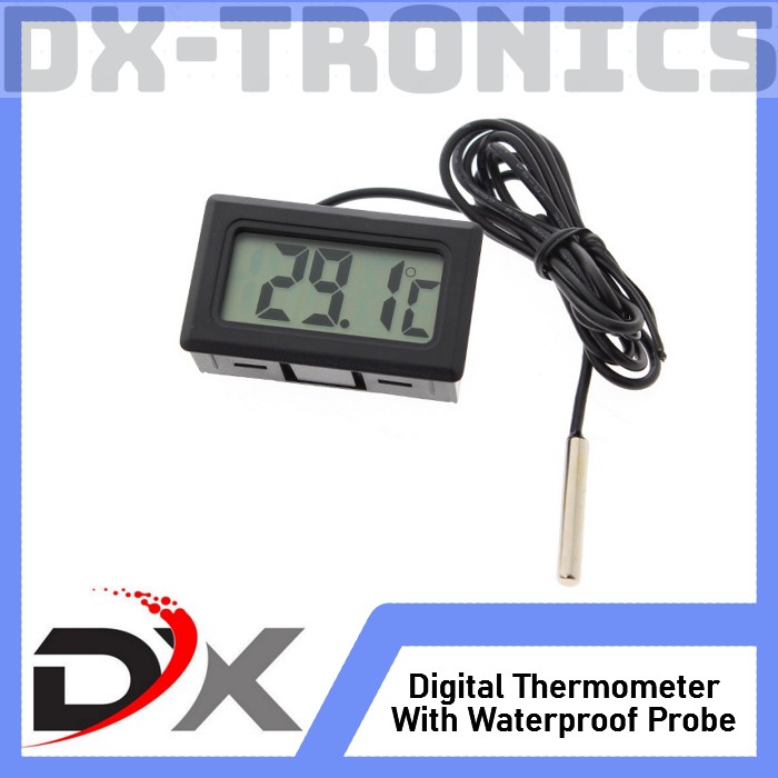 Mini Digital Thermometer + Waterproof Probe Termometer Aquascape