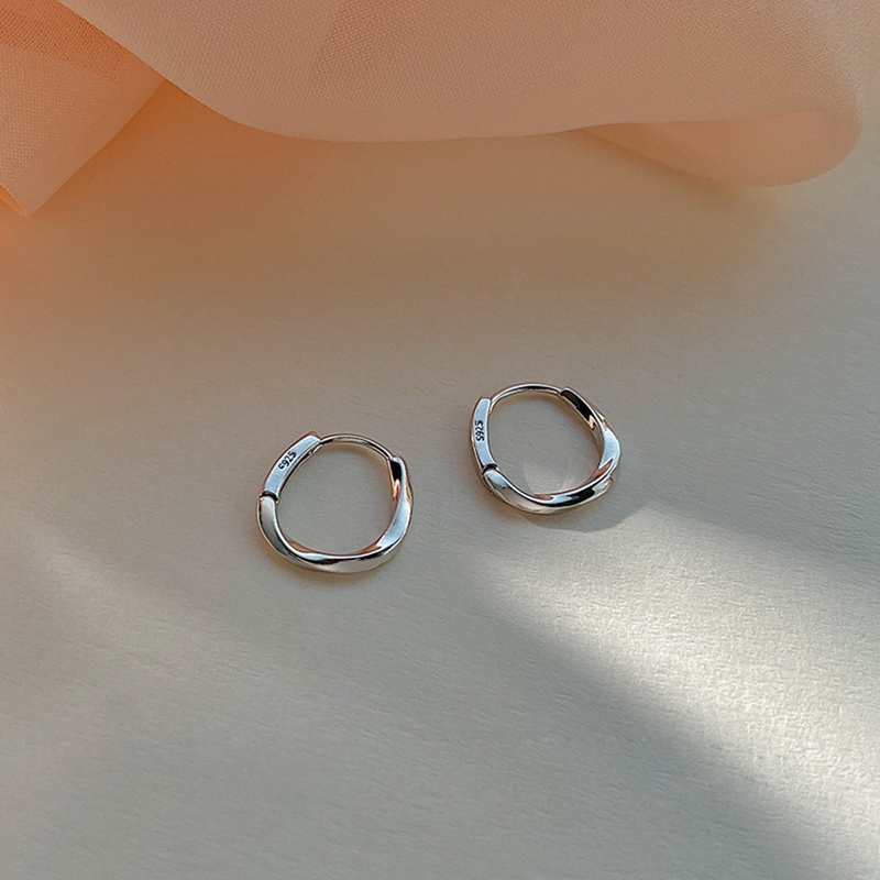 Anting Hoop Sterling Silver 925 Untuk Wanita