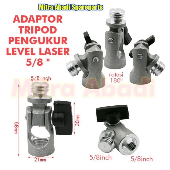 Adaptor Extension Tripod Pengukur level LASER 5/8" 5/8 INCH