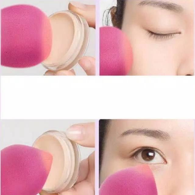 KUP - COD MURAH SPONGE BLENDER MIKA SPONGE MAKE-UP WARNA WARNI