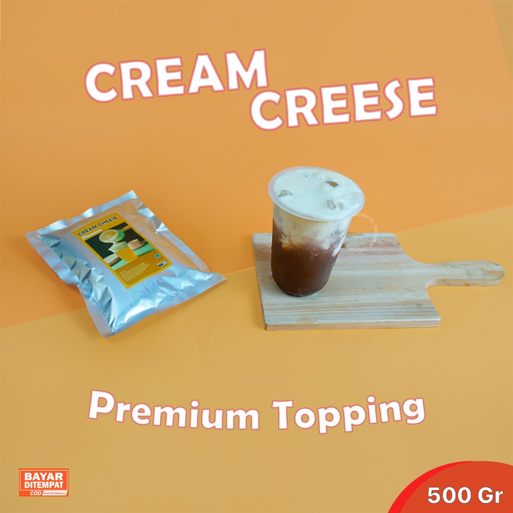 BUBUK CHEESE CREAM / TOPING CHEESE CREAM 500GR / KRIM CHEESE BUBUK / CHEESE TEA CREAM POWDER 500GR