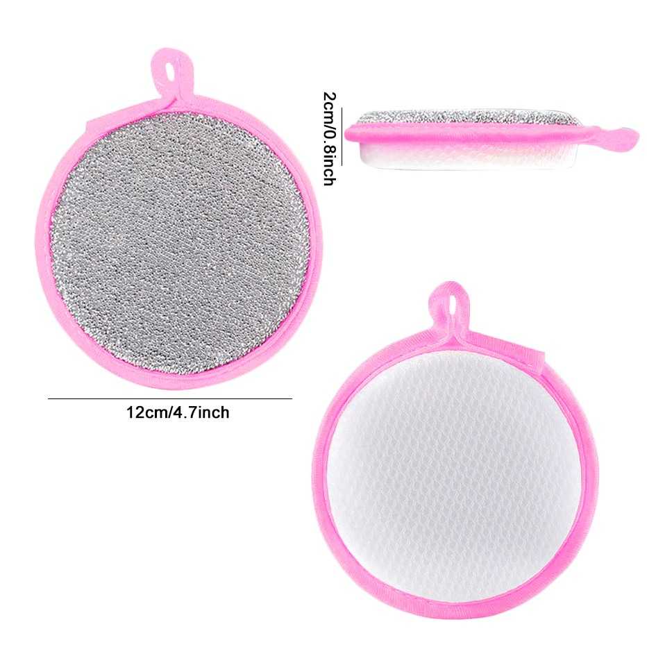 Spons Cuci Piring Double Sides Cleaning Sponge 3PCS - XY-0186