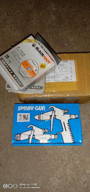 Meiji Spray Gun / Spet R2 Tabung Atas - Silver